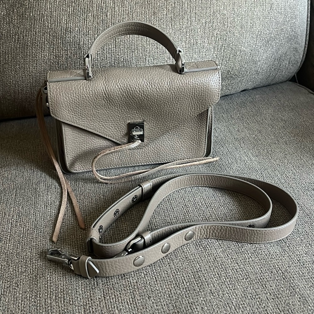 Rebecca Minkoff small Darren leather messenger bag. - Picture 7 of 8